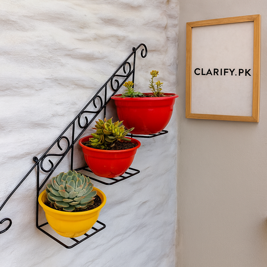 Floral Wall Basket – Decorative Hanging Basket for Home