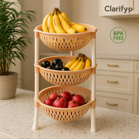 Vegetable 3 Layer Basket – Kitchen Storage Rack