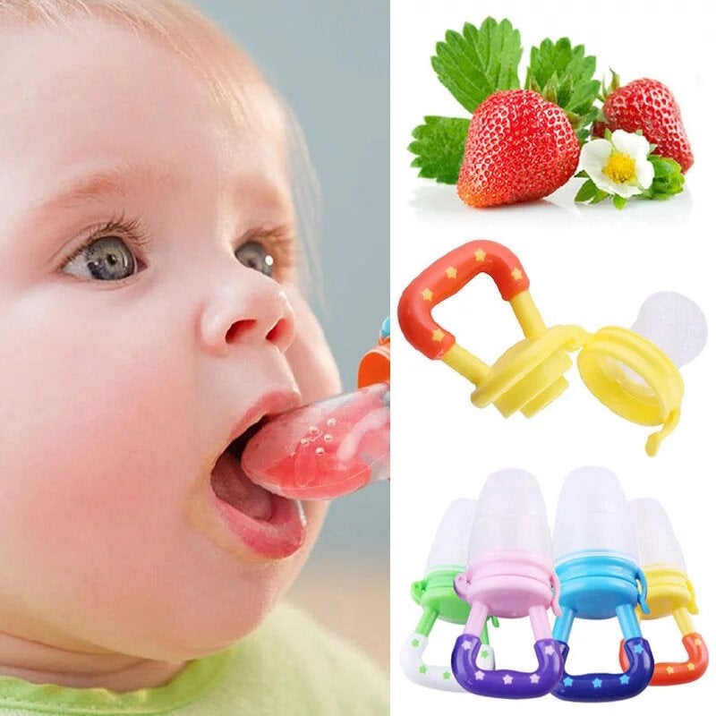 Baby Fruit Feeder Pacifier – Safe Feeding Pacifier for Infants (Random Color)