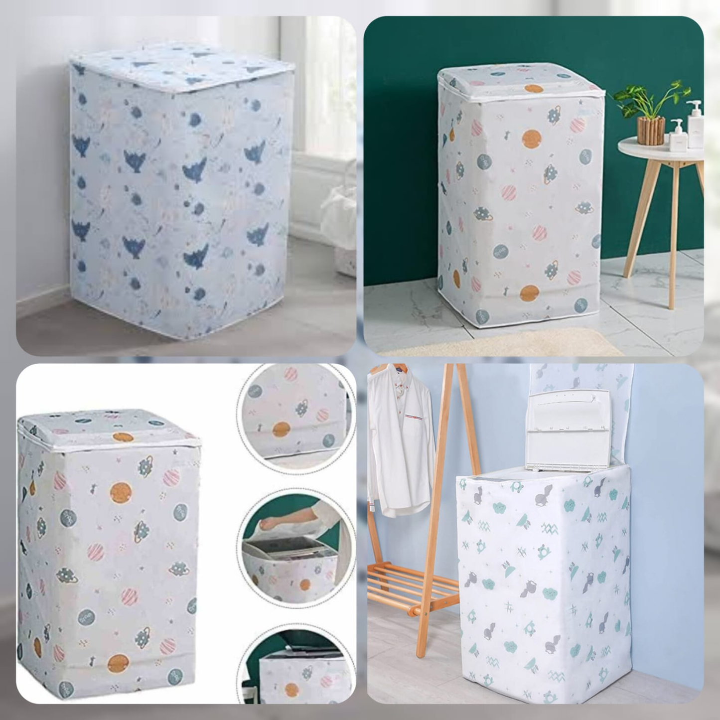 Premium Quality Double Washing Machine Cover – Waterproof & Dustproof Protector