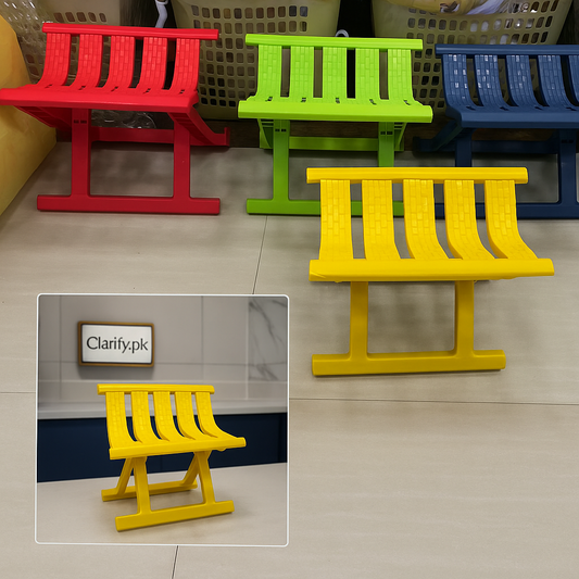 Foldable Mini Chair – Portable Small Chair (Random)