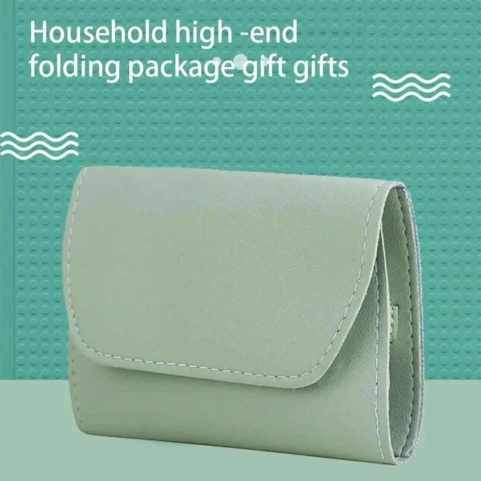 16-piece manicure pedicure set in a high-end folding green case by Clarify.pk