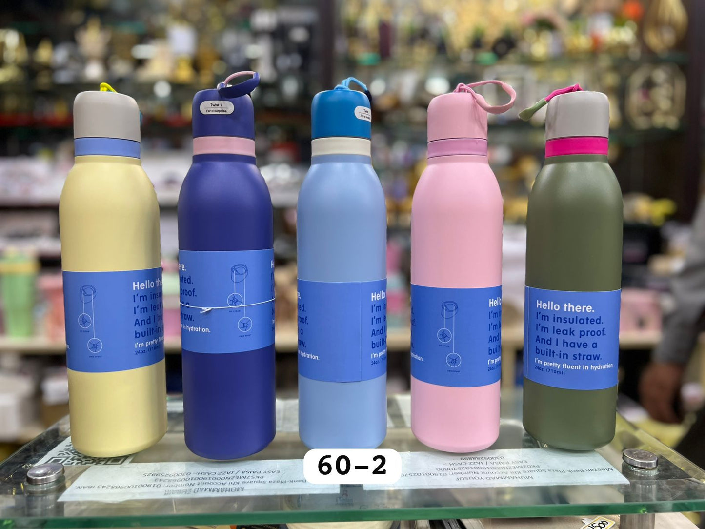 Premium 710ml Stainless Steel Bottle – Leak-Proof Water Bottle (Random Color)