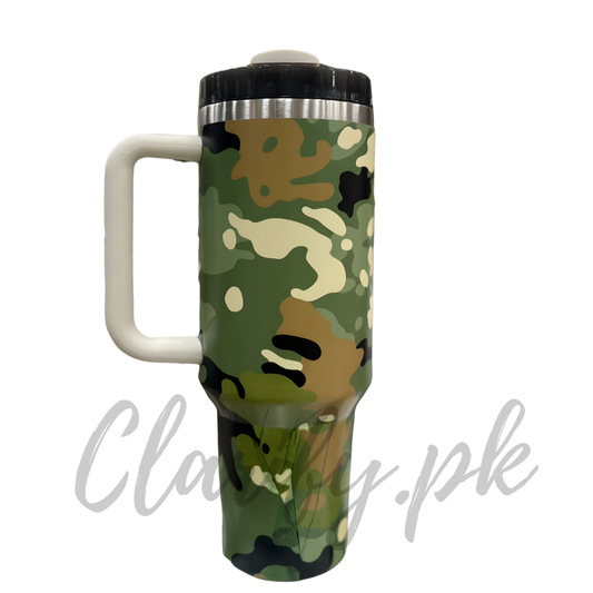 40oz Army Design Tumbler – 1200ml Insulated Travel Cup