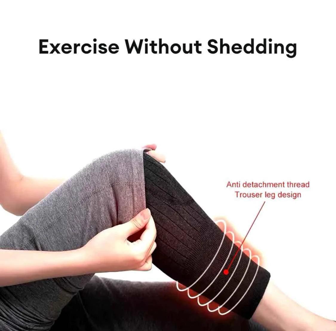 Soft Warm Wool Knee Pads, Cashmere Wool Knee Brace Pads, Elastic Knees Sleeves Support Sleeves. With out belt.
