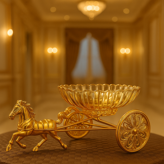 Metal Horse Candy Holder – Decorative Home Accent