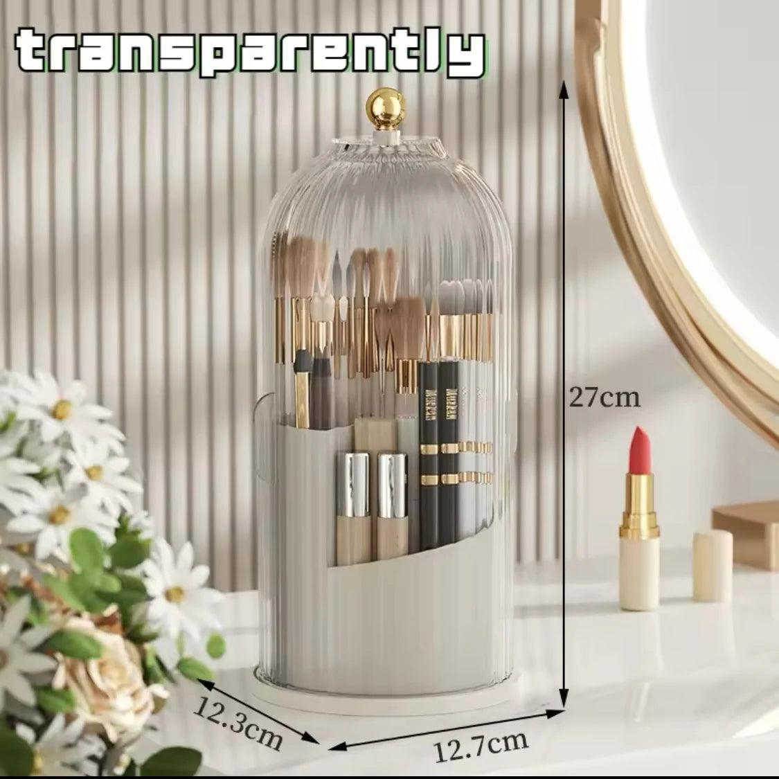 Acrylic Makeup Brush Organizer - Stylish Holder for Your Beauty Tools