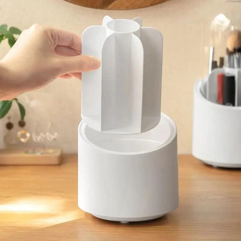 360° Rotatable Makeup Brush Holder for Easy Access and Storage - Clarify.pk