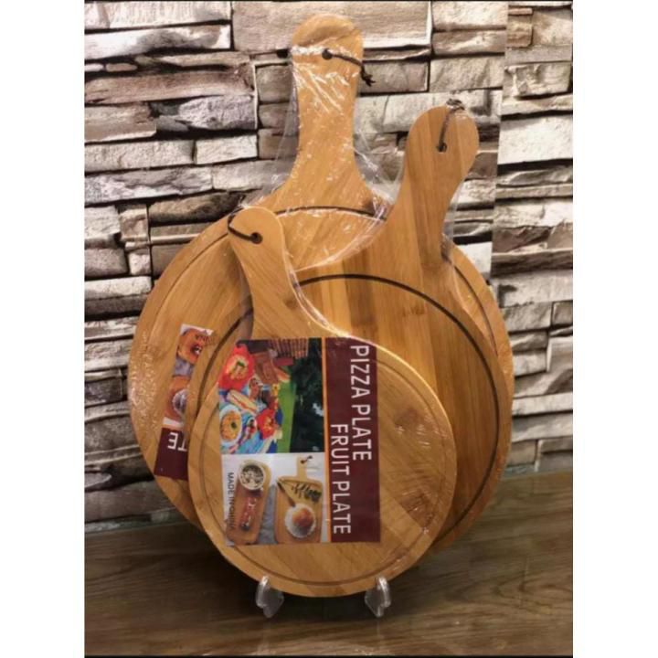 Premium Wooden Pizza Serving Tray