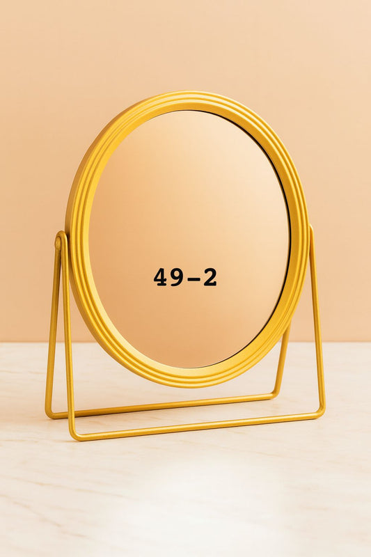 Metal Round Makeup Mirror – Premium Desk Mirror