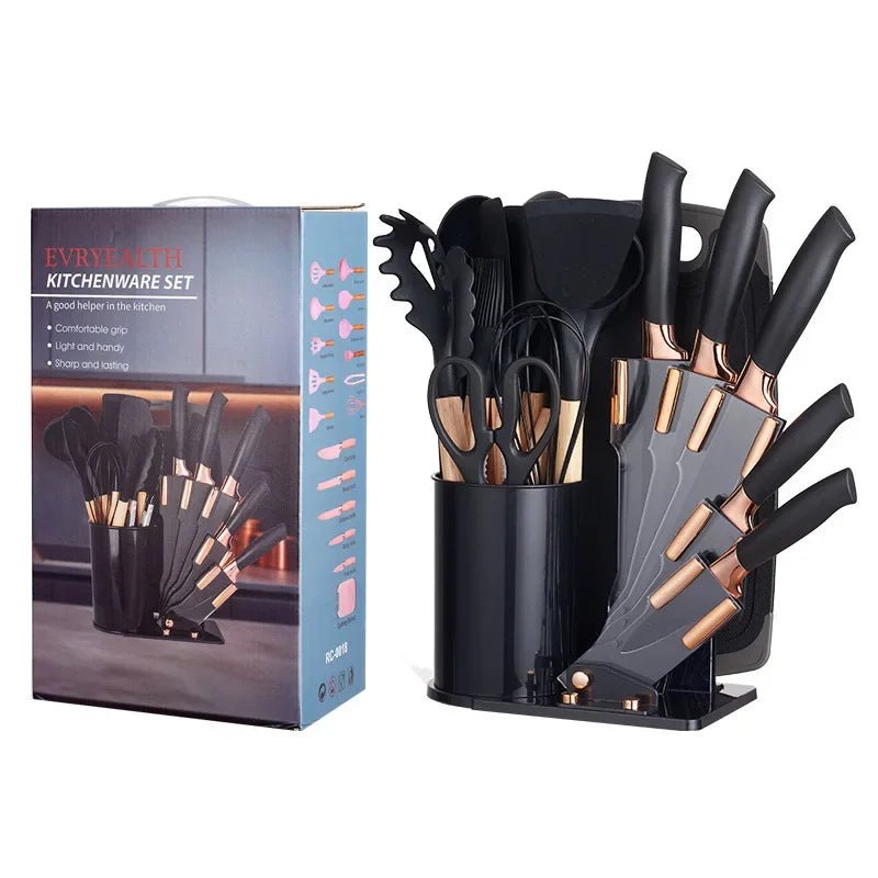 20 - Piece Silicone Kitchen Utensil Set – Heat Resistant Cooking Tools - Clarify.pk