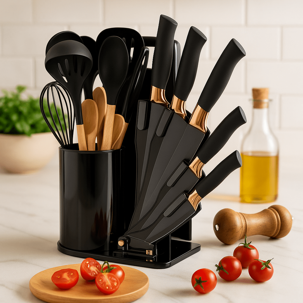 20 - Piece Silicone Kitchen Utensil Set – Heat Resistant Cooking Tools - Clarify.pk