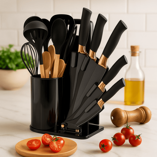 20 - Piece Silicone Kitchen Utensil Set – Heat Resistant Cooking Tools - Clarify.pk