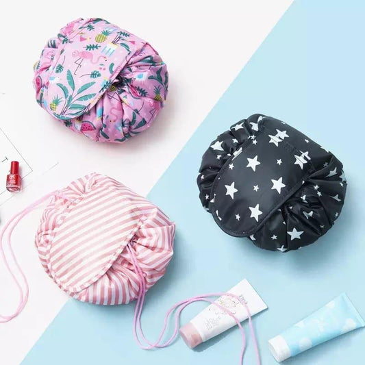 Drawstring Cosmetic Bag for Travel and Storage
