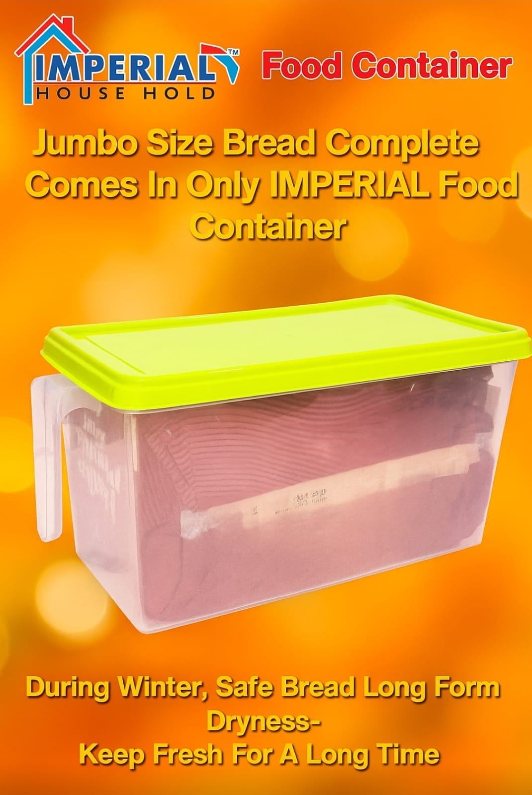 Jumbo Food Storage Container – Large Airtight Box