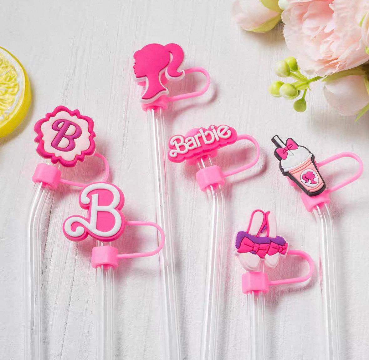 Stanley Tumbler Straw Stopper – Barbie Style Cup Accessory (Random Design) (Each)