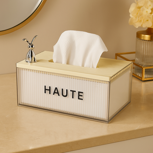 Haute Tissue Box – Stylish Modern Tissue Holder for Home & Office