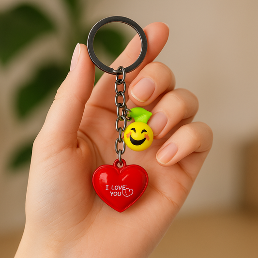 Red “I Love You” Keychain – Romantic Gift Keyring for Couples & Loved Ones