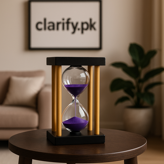 10-Minute Hourglass Timer – Sand Timer for Study & Office