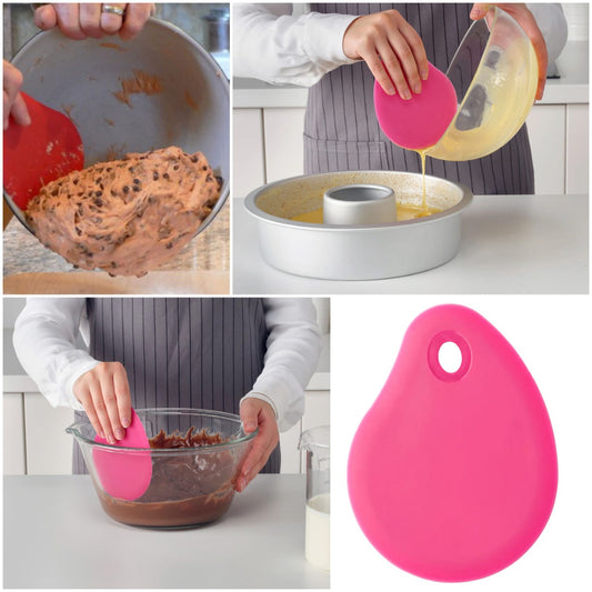 Silicone Bowl Scraper – Flexible Baking & Cooking Spatula Tool