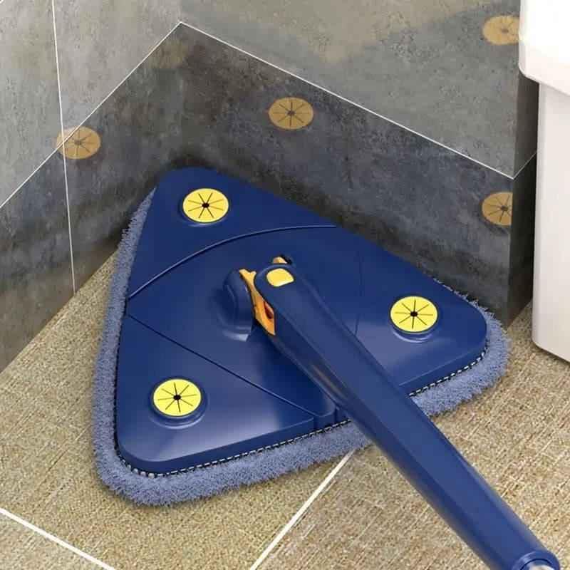 360° Rotating Triangle Mop with Extendable Handle.