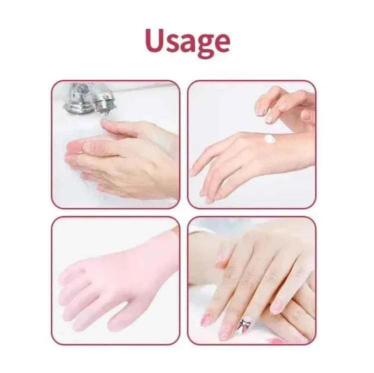 Silicone Gel Moisturizing Gloves.