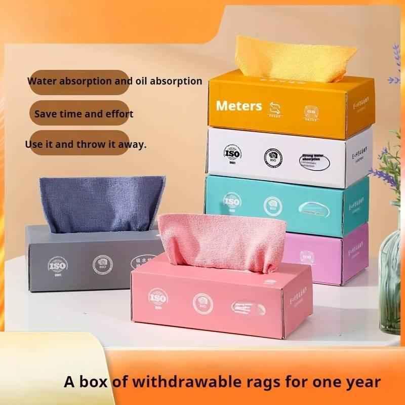 Reusable Pack of 20Pcs/ pack of 10Pcs box Microfiber Towel Absorbent Kitchen Cleaning Dishcloths.