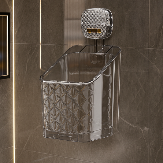 Premium Glacier Texture Suction Wall Bathroom Organizer (High Quality)
