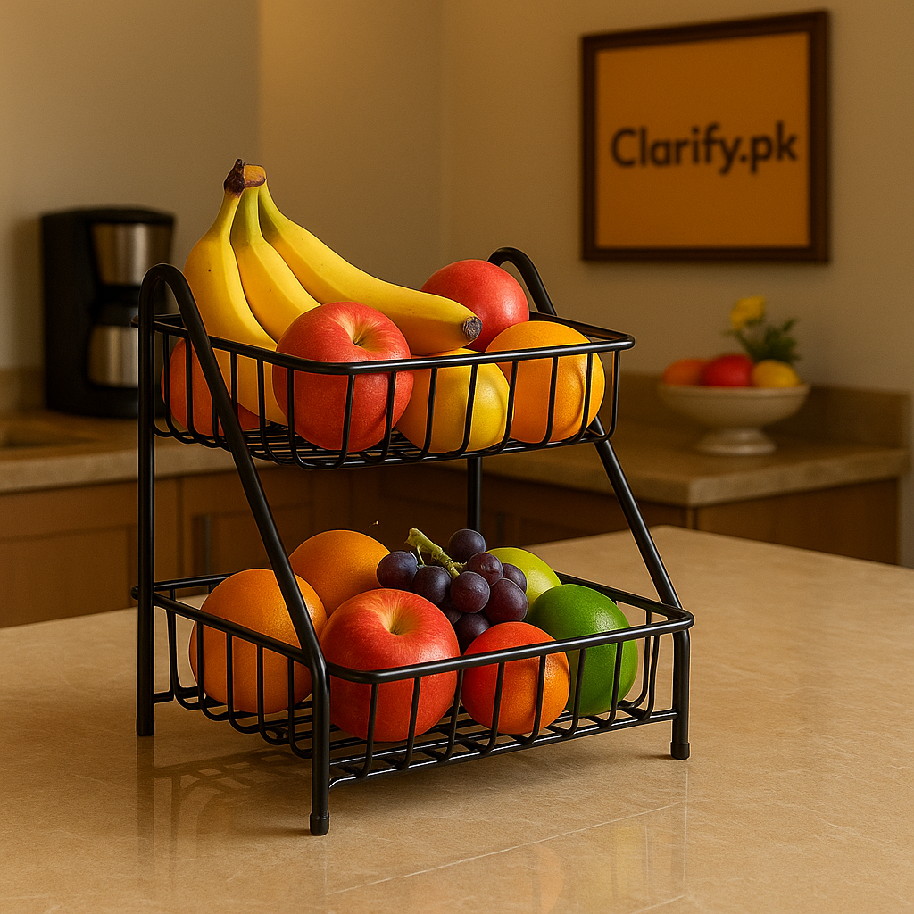 2 Layer Multipurpose Stand – Metal Storage Rack