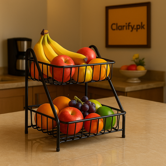 2 Layer Multipurpose Stand – Metal Storage Rack