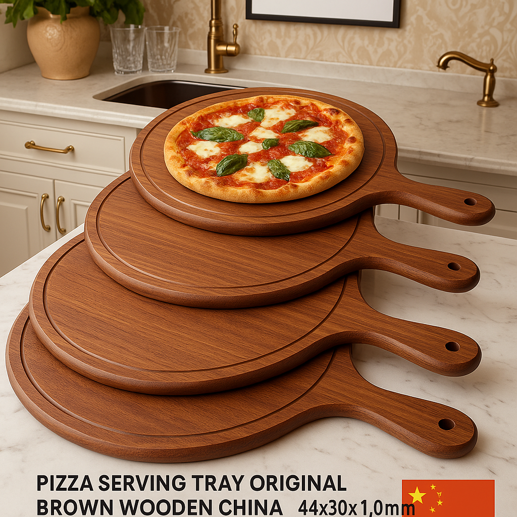Premium Wooden Pizza Serving Tray