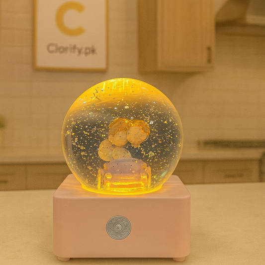 LED Rechargeable Snow Globe – Decorative Light & Gift Ornament