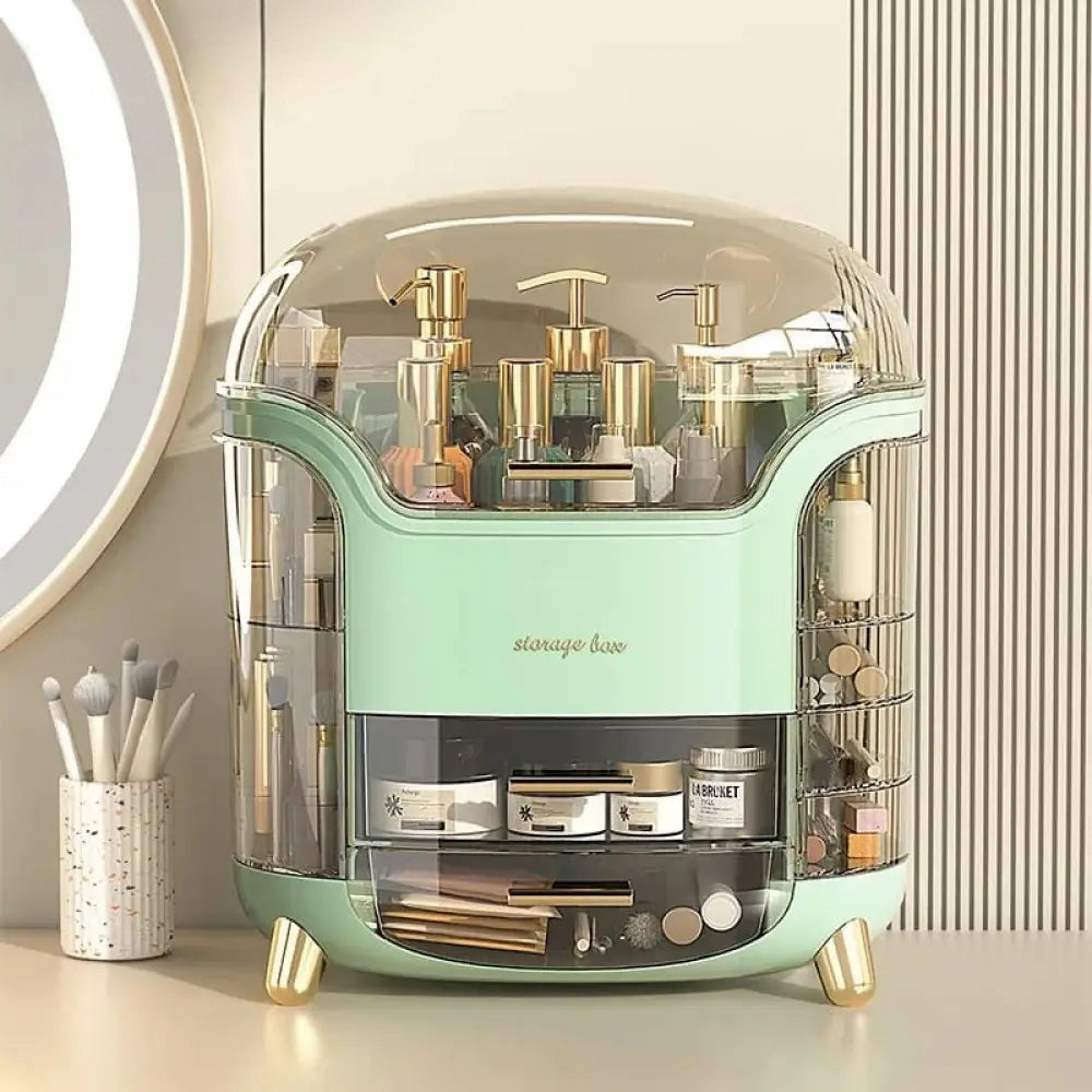 Luxury Cosmetic Organizer for Elegant Desktop Storage Solutions