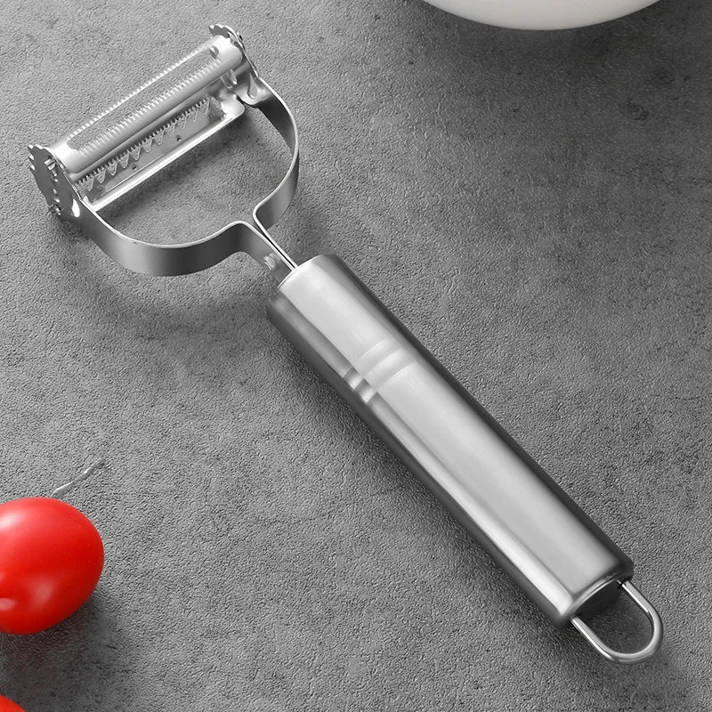 Clarify.pk 3 in 1 kitchen peeler and grater stainless steel vegetable and fruit tool