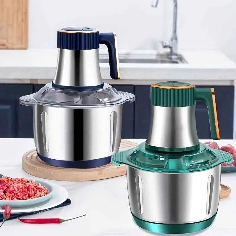 3 liter electric meat grinder in sleek design, ideal for easy meat preparation in the kitchen