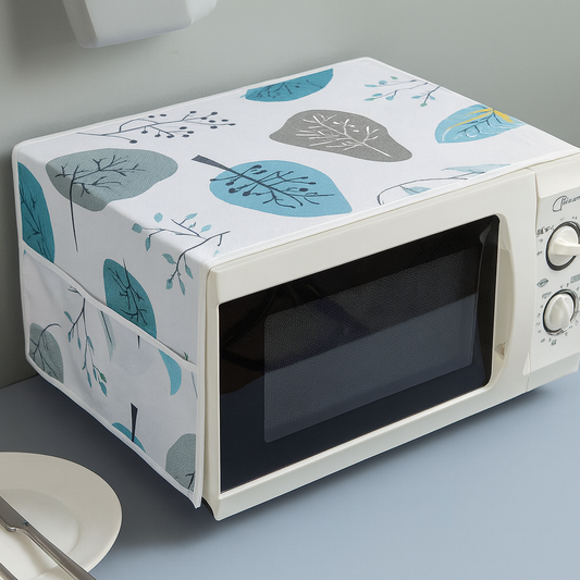 Oven Cover – Dustproof Kitchen Appliance Cover with Side Pockets