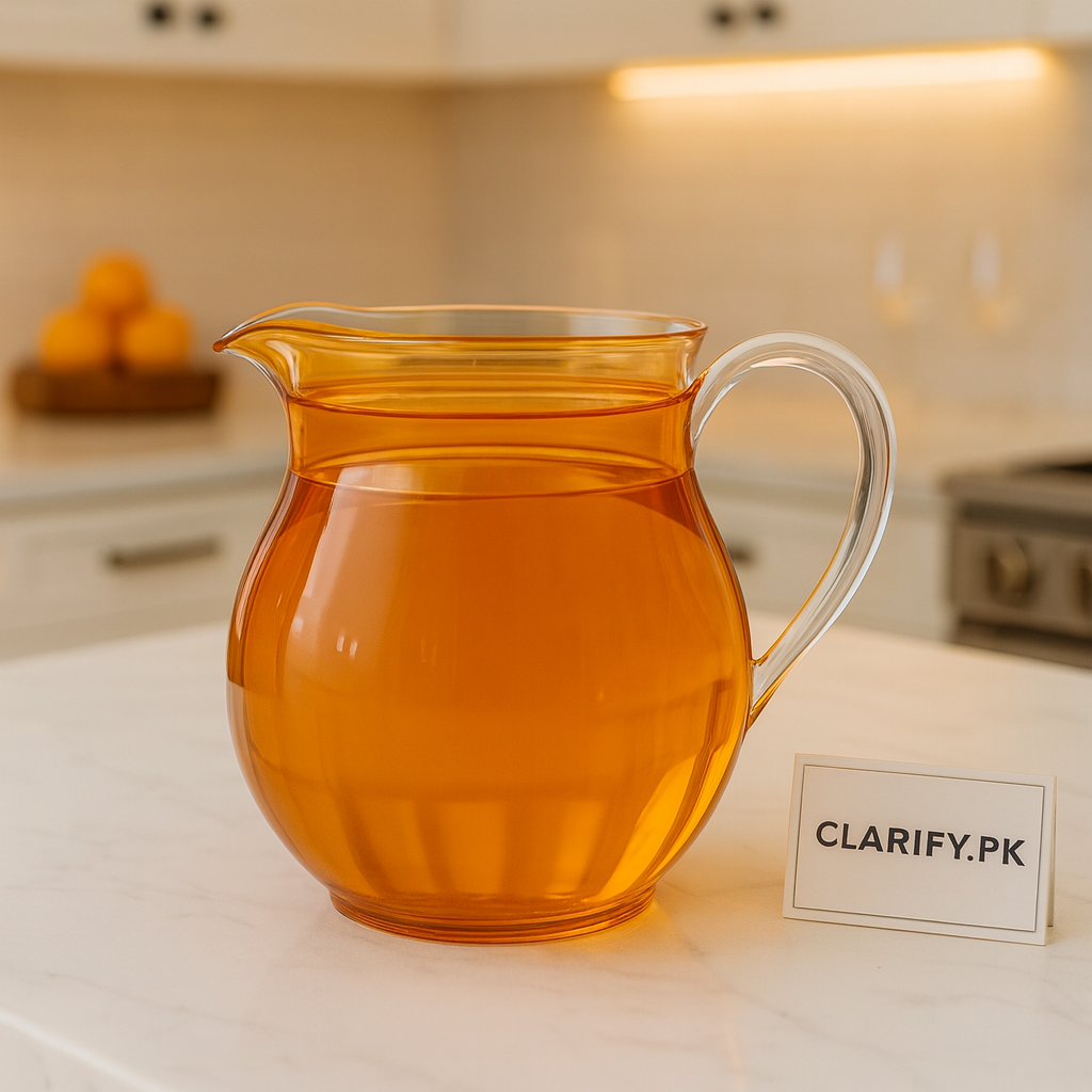 Acrylic Drink Pitcher with Lid – Stylish Durable Water Jug