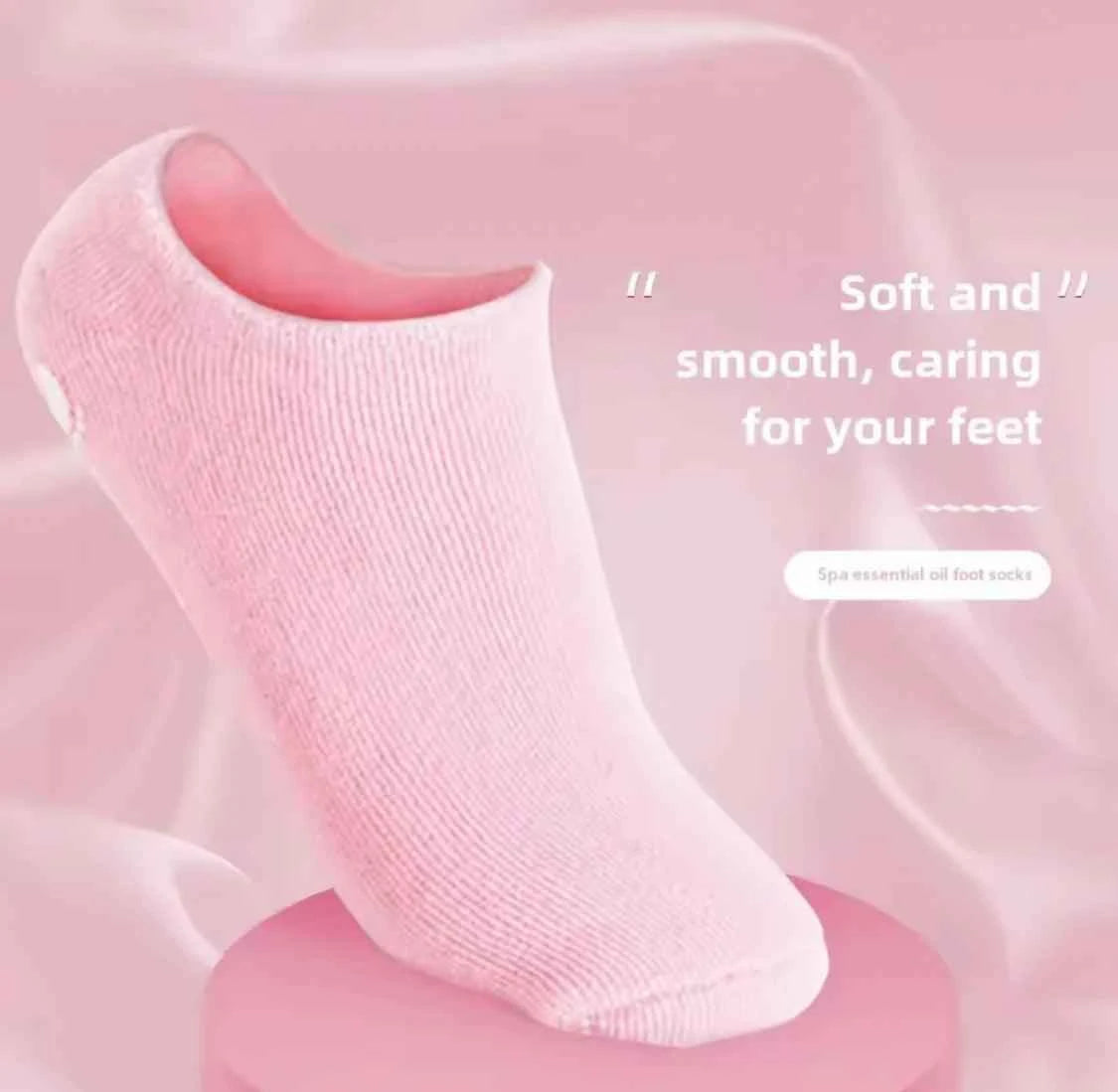 Reusable Moisturizing Gel Heel Socks.