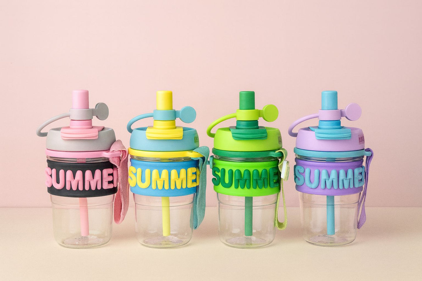 Plastic Sipper Water Bottle – 500ml (Random Color)