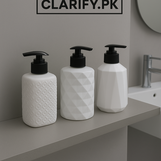 ABS Plastic Soap Pump Dispenser – Refillable Liquid Soap Bottle (Random)