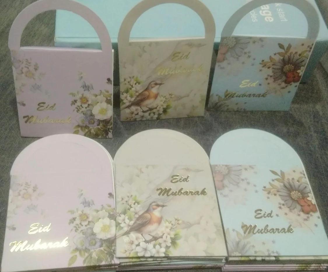 Pack of 10 Eidi Envelopes Pack - Stylish Purse Design for Gifting