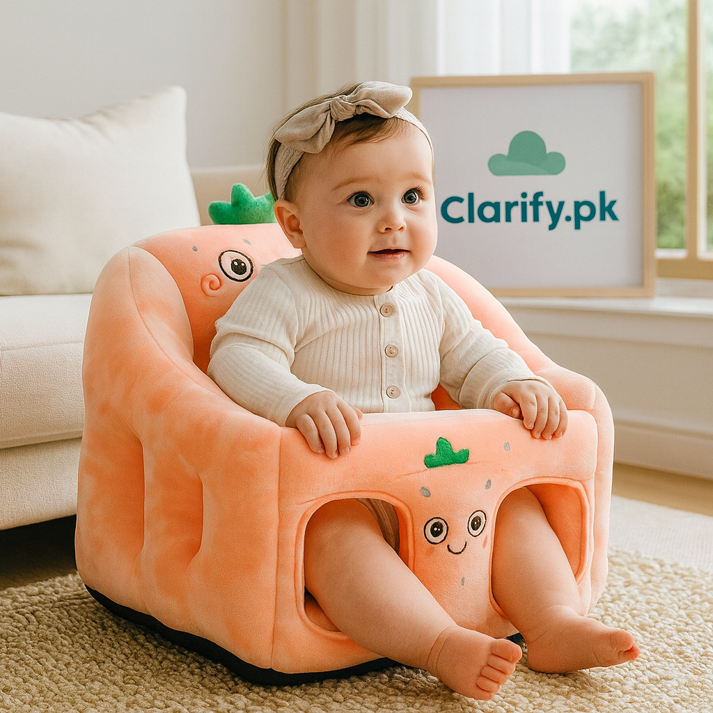 Premium Baby Support Seat – Strawberry Design