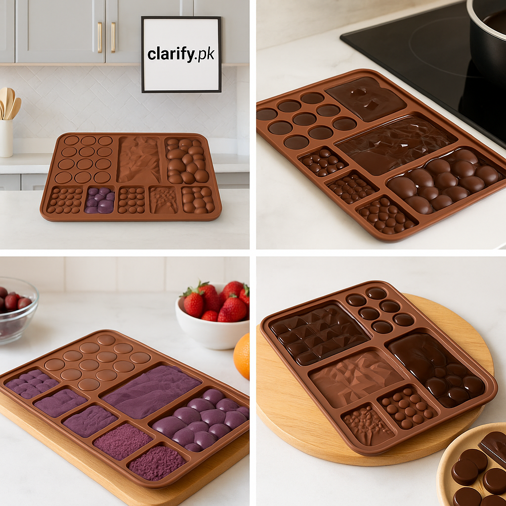 Chocolate Design Silicone Mold – Non Stick & Reusable