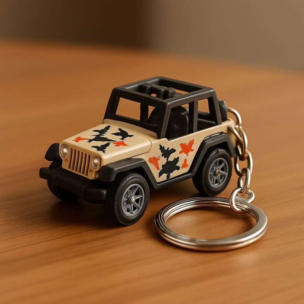 Metal Car Keychain – Durable & Stylish
