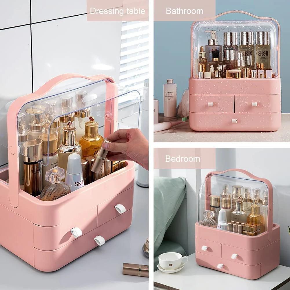Cosmetic Organizer with Drawers: 3-Drawer Makeup Storage Solution