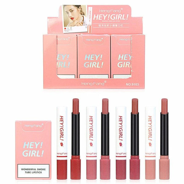 Heng Fang 4 Colour Hey Girl Smoke Tube Lipstick.