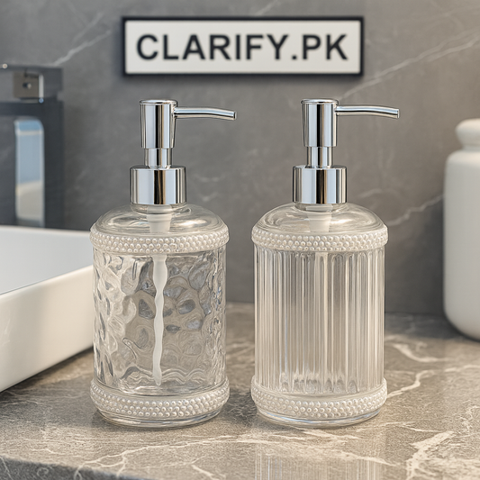 Acrylic Liquid Soap Dispenser – Refillable Bathroom Bottle (Each)