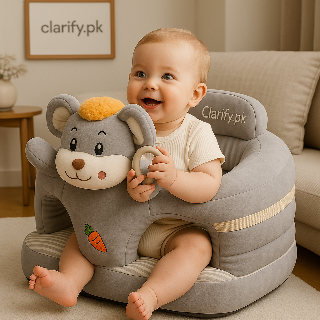 Grey Mouse 360° Baby Support Sofa Seat