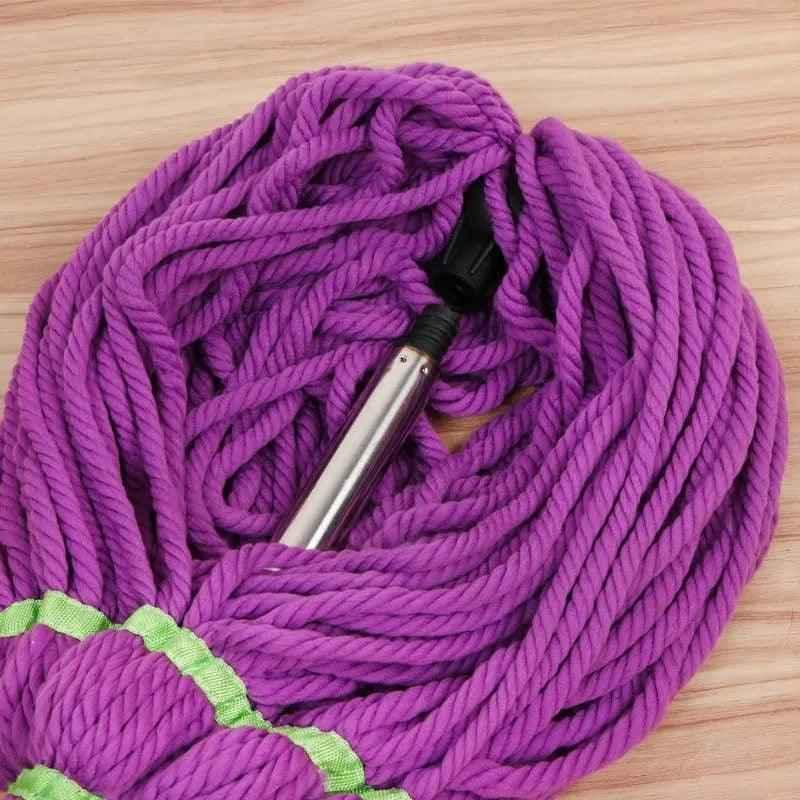 Long self twisted microfiber cleaning mop
