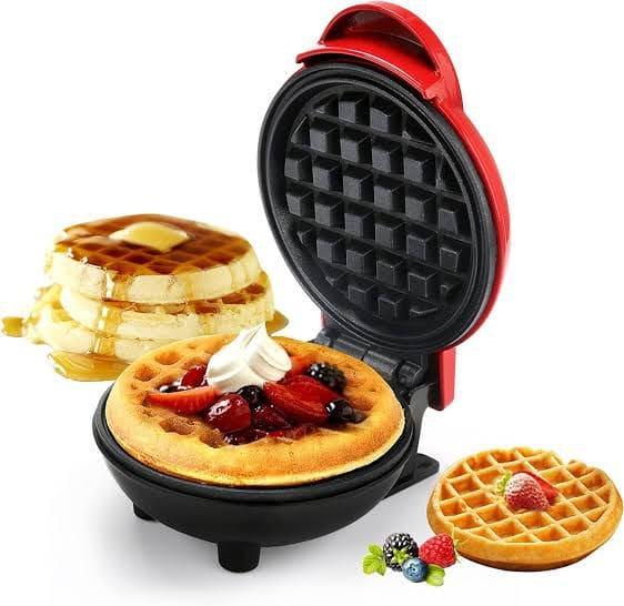 Mini Waffle Maker - Compact and Easy-to-Use for Quick Breakfasts